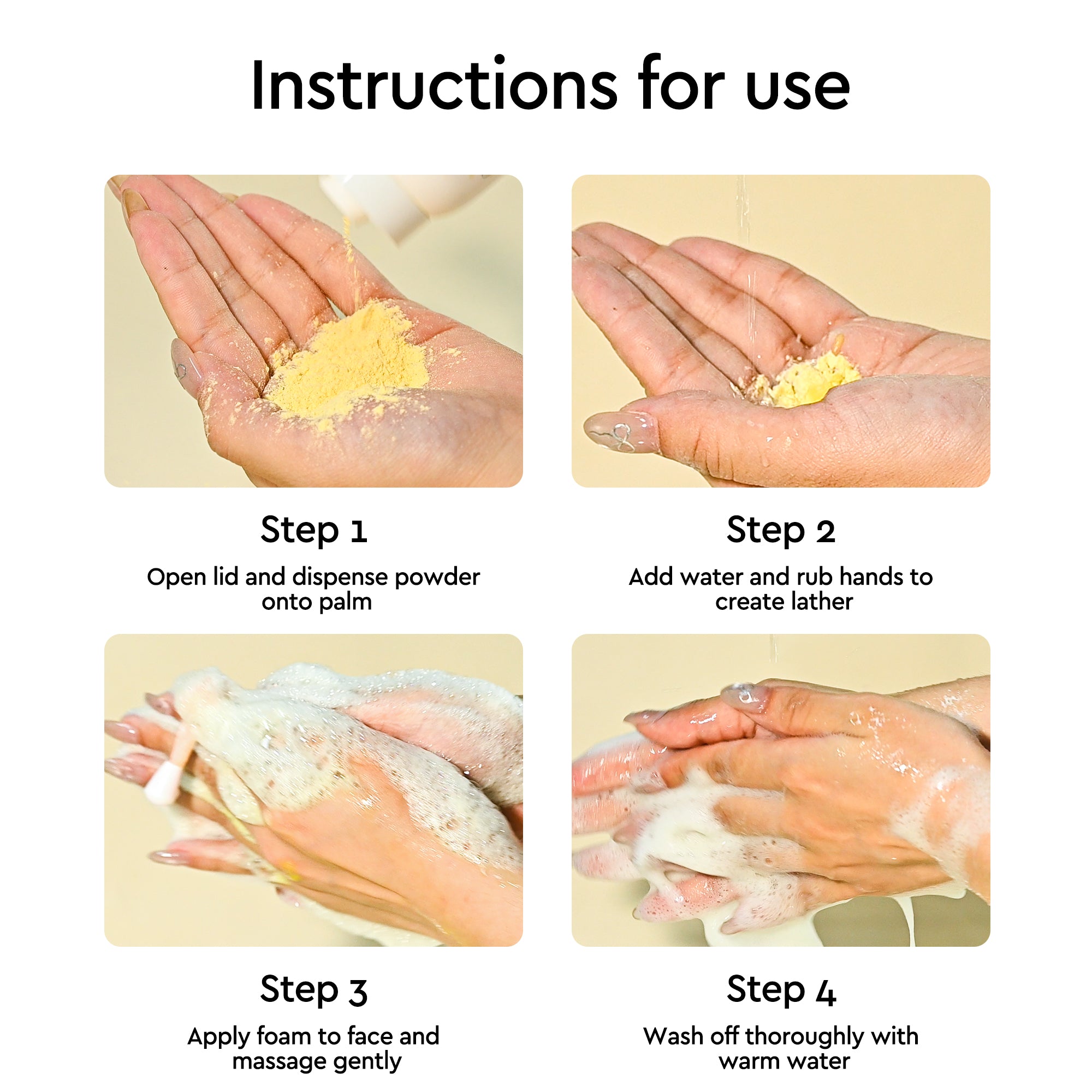 TURMERIC POWDER FACE CLEANSER