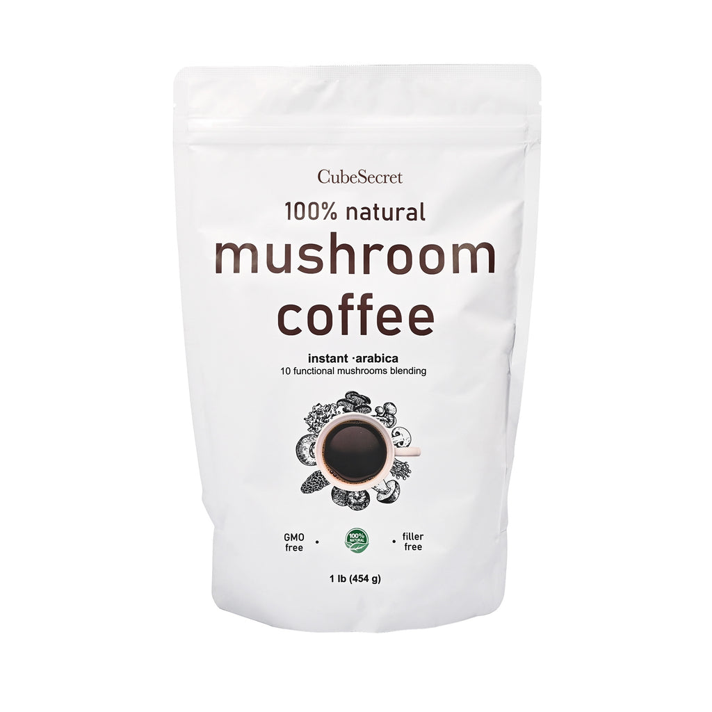 Functional Mushroom Coffee Powder - Focus & Energy Support (1 lb)