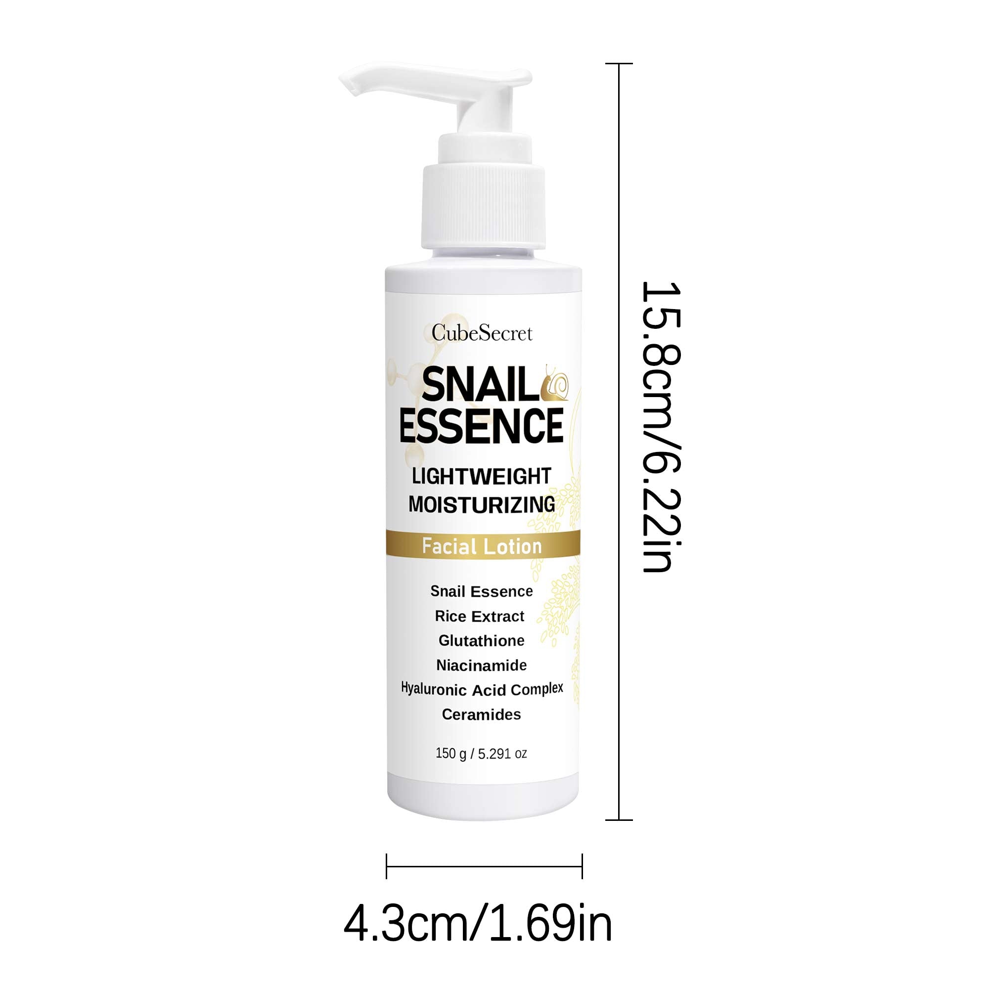 Snail Milk Facial Moisturizing Lotion