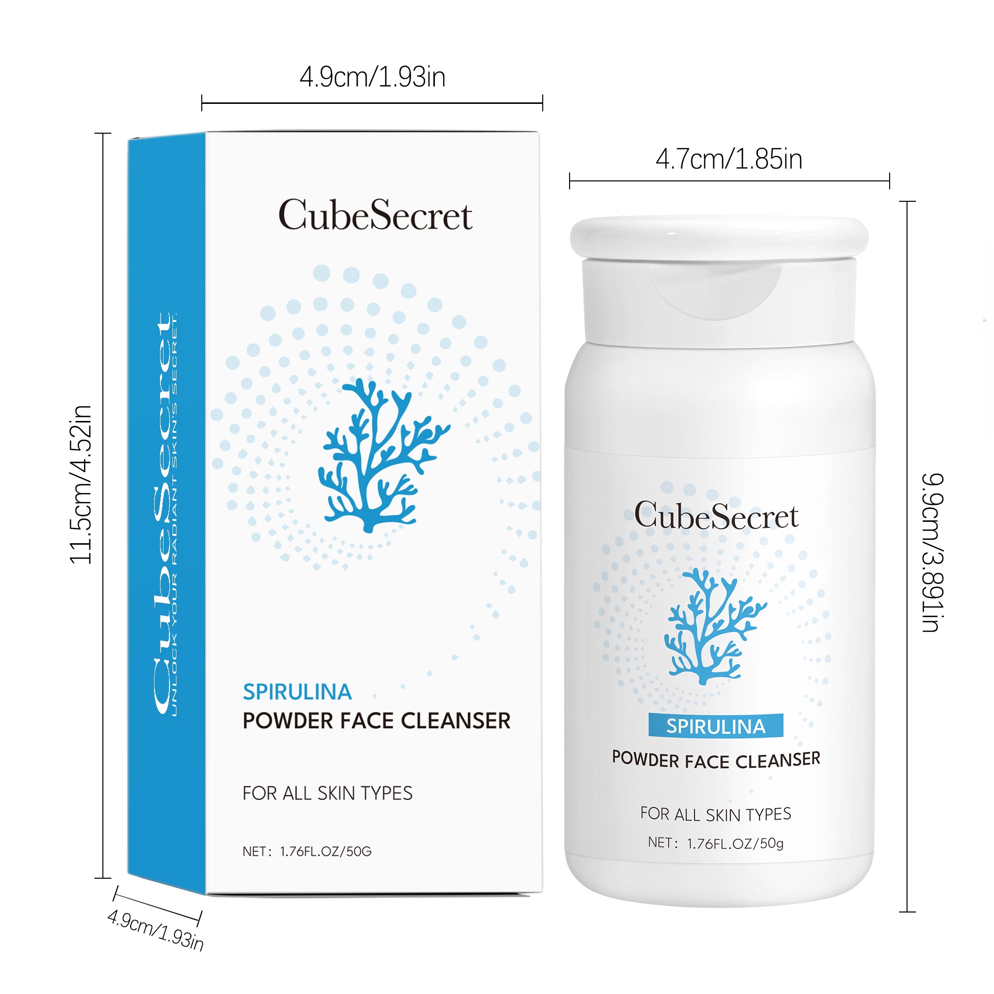 SPIRULINA POWDER FACE CLEANSER