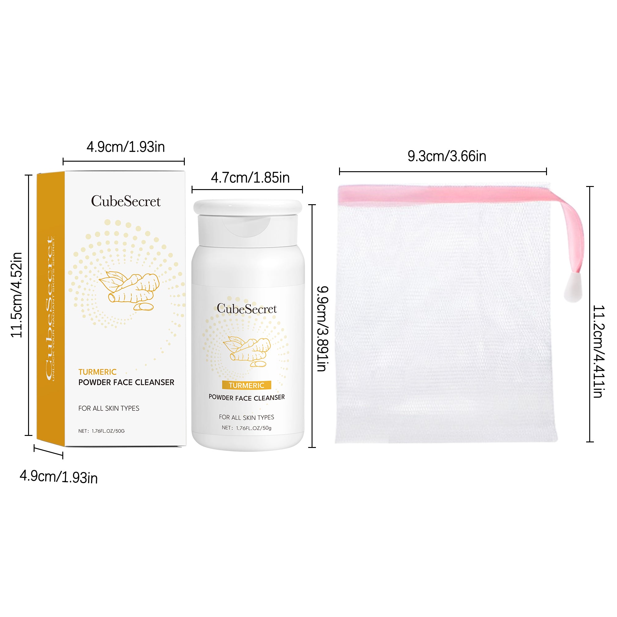 TURMERIC POWDER FACE CLEANSER